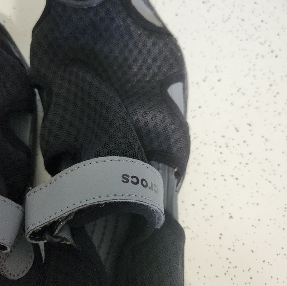 CROCS Black and Gray Mules - Picture 5 of 5